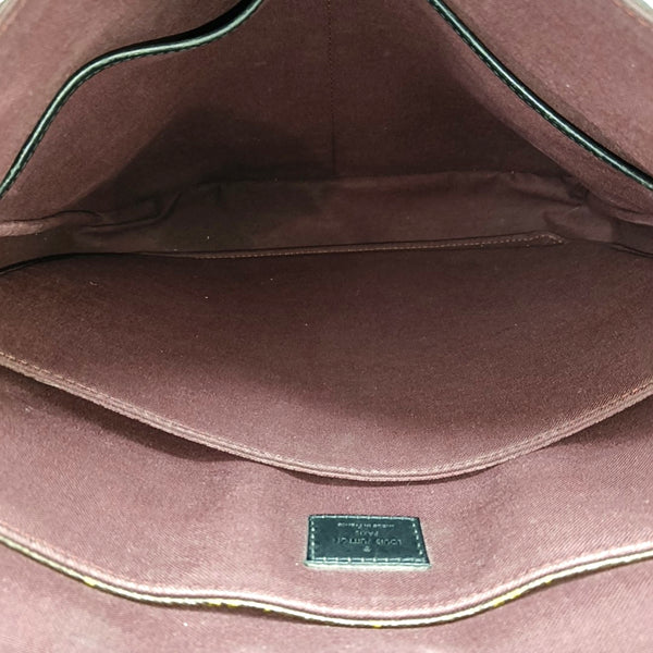 BASS Monogram Coated Canvas Brown