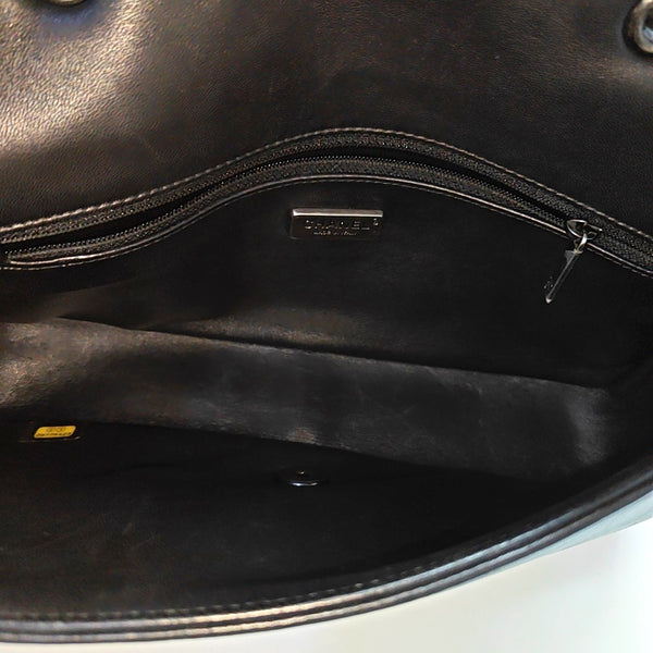 Python Shoulder Bag Black