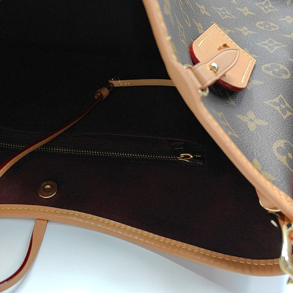 CARRYALL MM Monogram Coated Canvas Brown