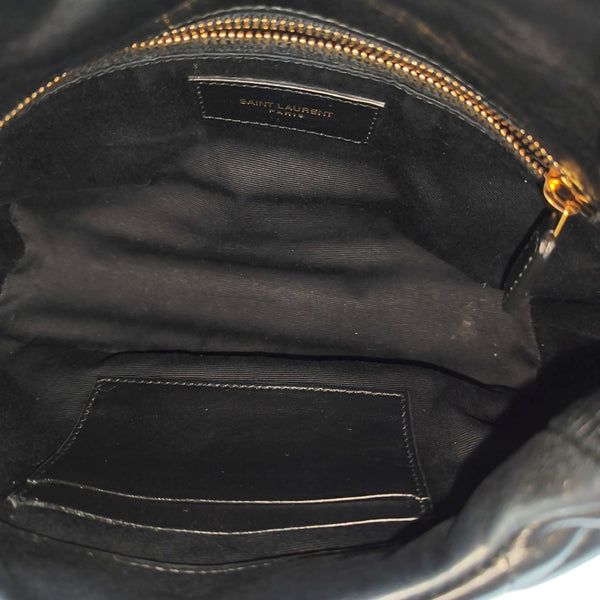 PUFFER Mini Chevron Lambskin Black