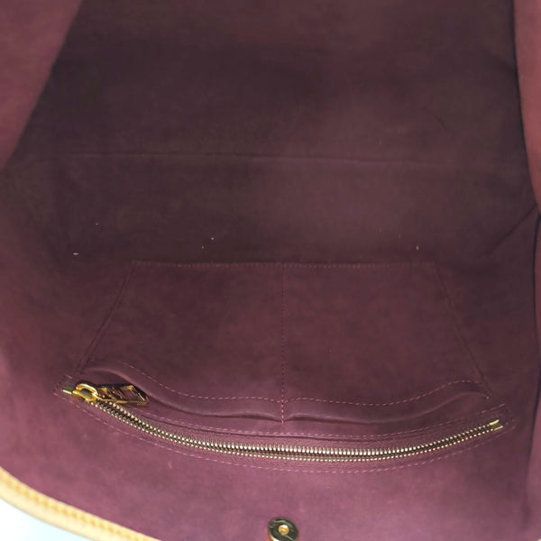 CARRYALL MM Monogram Coated Canvas Brown