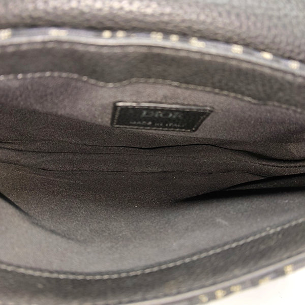 Authenticated pre-owned Saddle Large Oblique Canvas Gray - Shoulder Bag at Looply