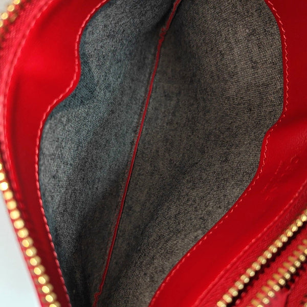 TRIO Small Calfskin Red