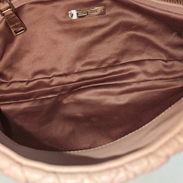 Crystal Quilted Lambskin Pink