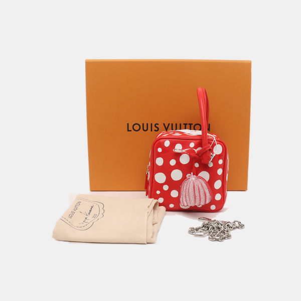SQUARE Calfskin Red