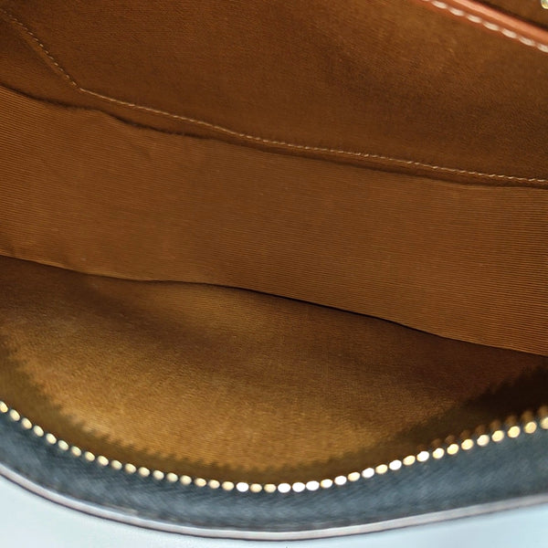 Authenticated pre-owned AVA Coated Canvas Brown - Top Handle Bag at Looply