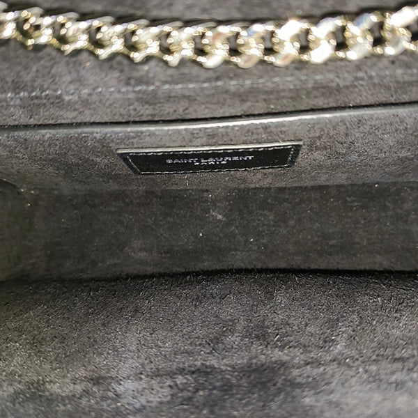 Authenticated pre-owned KATE Small Calfskin Silver - Shoulder Bag at Looply