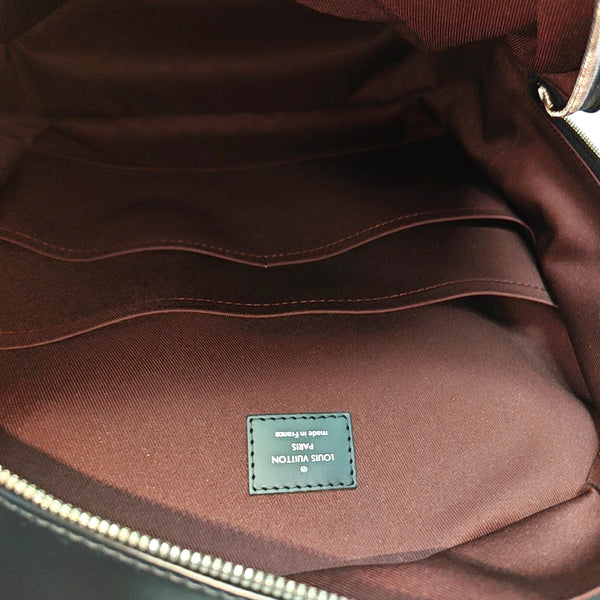 JOSH Monogram Coated Canvas Brown