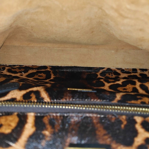 Peekaboo Medium Calfskin Black