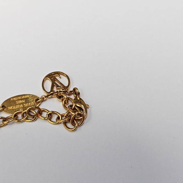 LV & ME Brass Gold Necklace