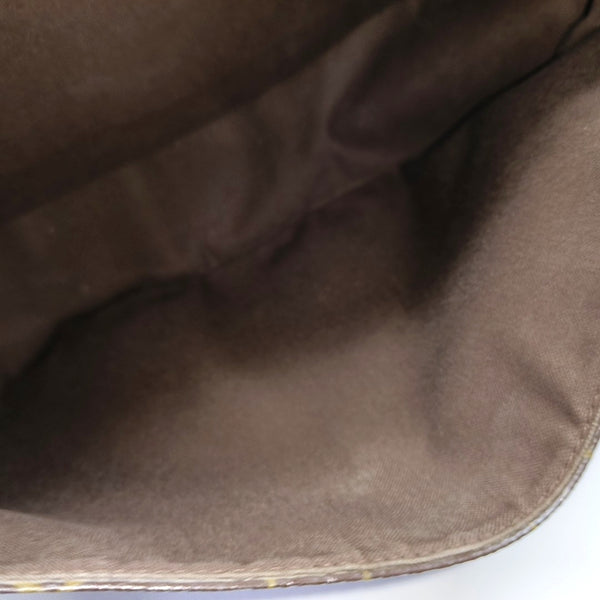 MENILMONTANT MM Monogram Coated Canvas Brown