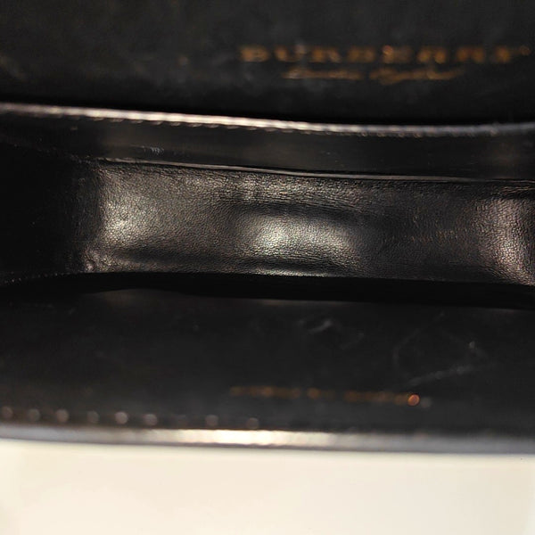 Square Stone Calfskin Black