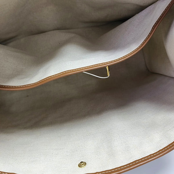 Fabric Tote Bag Brown