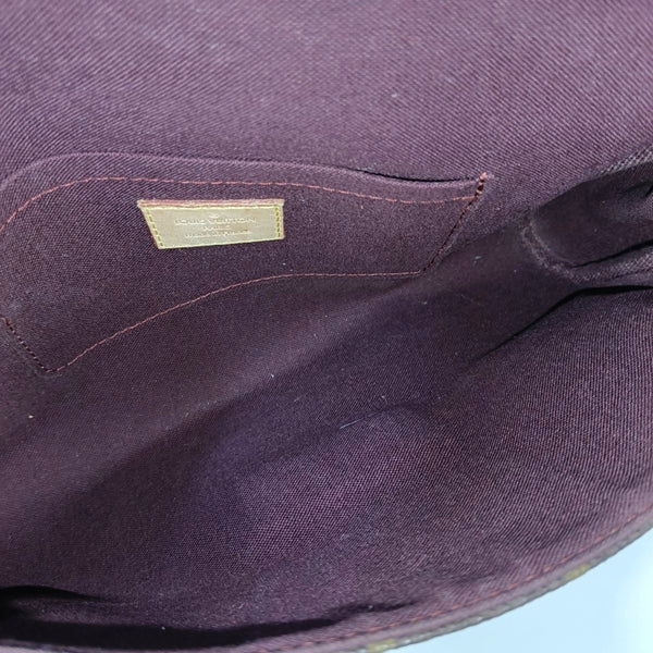 FAVORITE PM Monogram Coated Canvas Brown