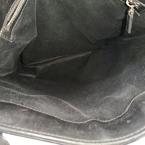 Monogram Canvas Tote Bag Black