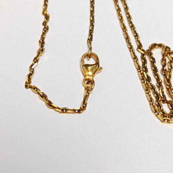 Pop H Metal Rose Gold Necklace