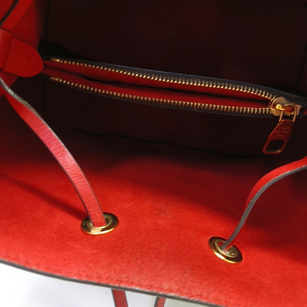 Authenticated pre-owned NÉONOÉ MM Monogram Coated Canvas Brown - Bucket Bag at Looply