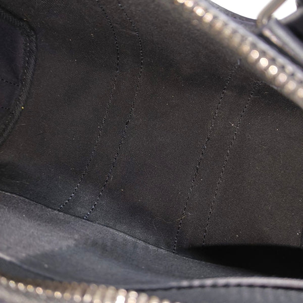KEEPALL 25 Monogram Coated Canvas Black