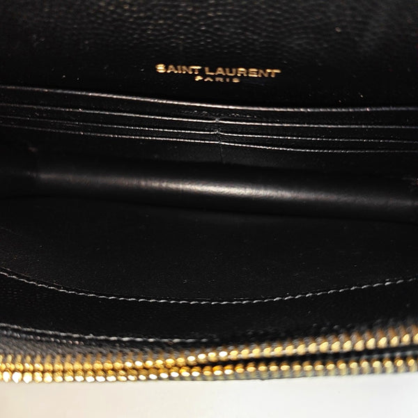 MONOGRAM WOC Chevron Calfskin Black