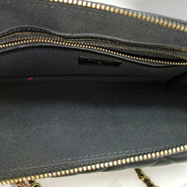 Quilted Lambskin Black