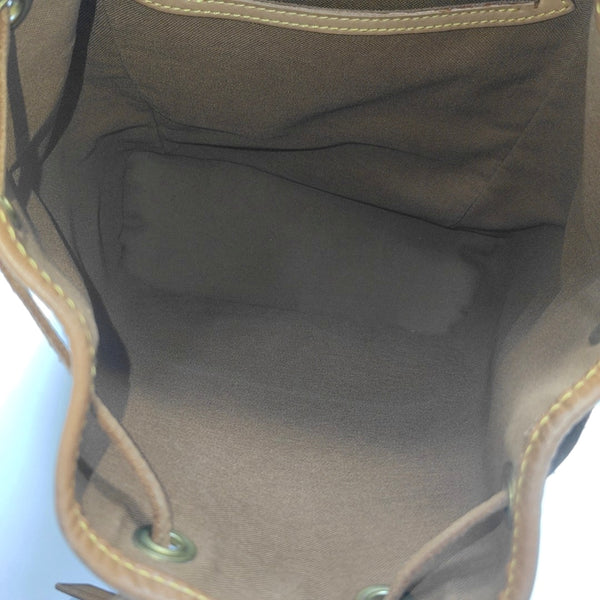 MONTSOURIS MM Monogram Coated Canvas Brown