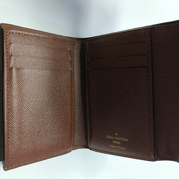 VICTORINE Monogram Coated Canvas Brown Wallet