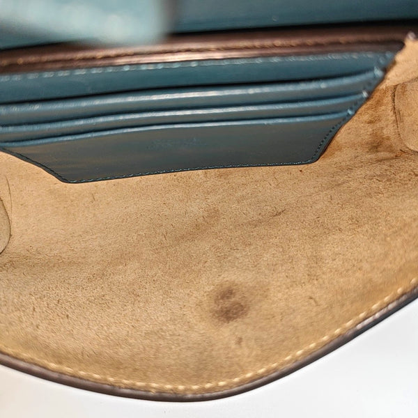 Faye Mini Calfskin Blue