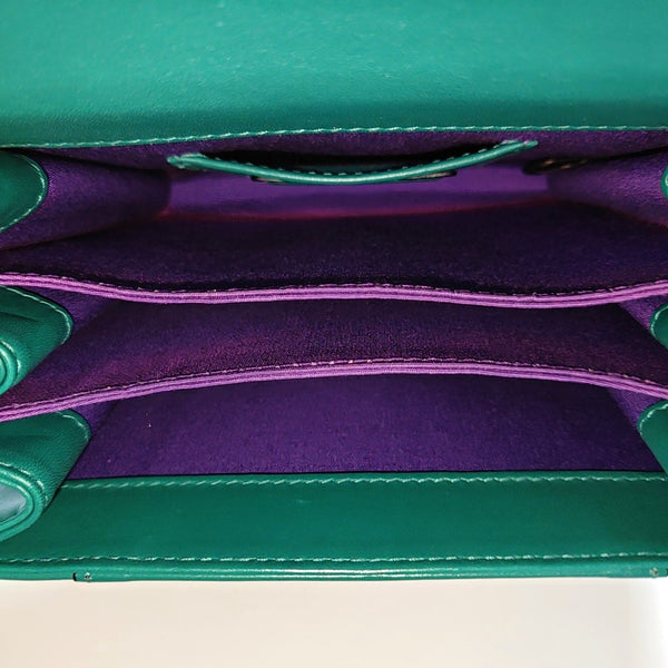 SERPENTI FOREVER Small Calfskin Green