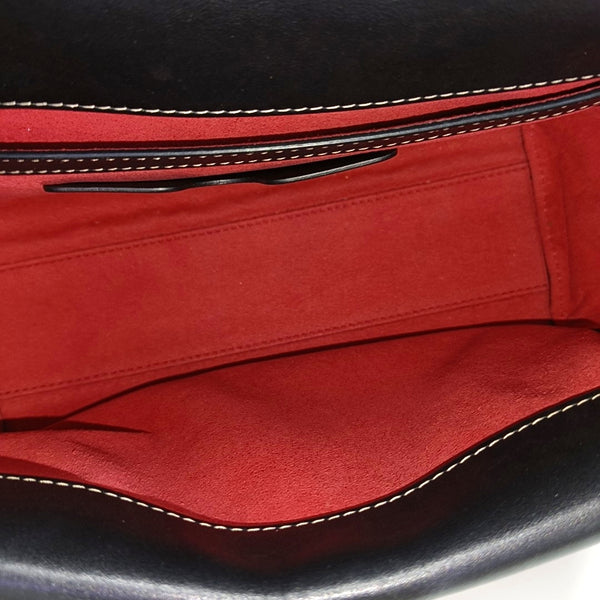 Calfskin Shoulder Bag Black