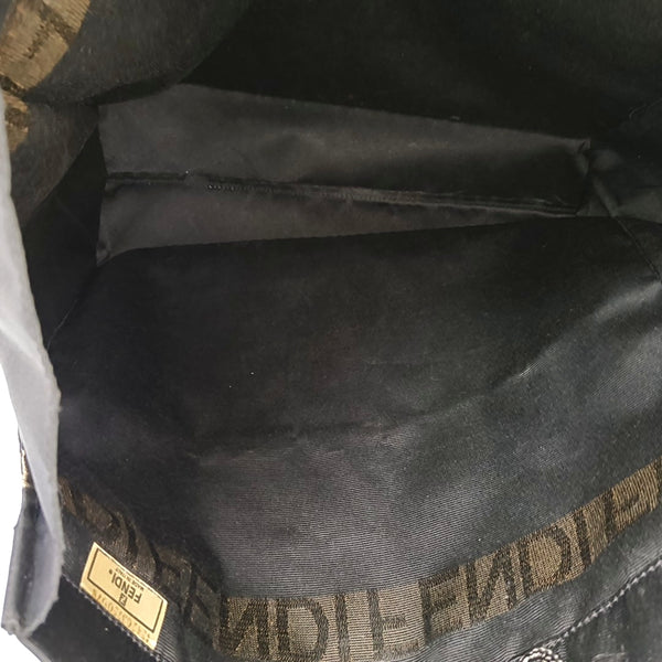 Fabric Shoulder Bag Black