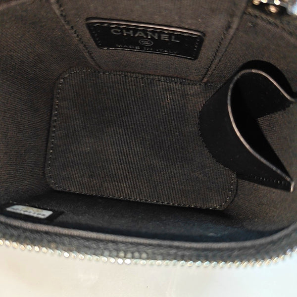 Quilted Grained Calfskin Black