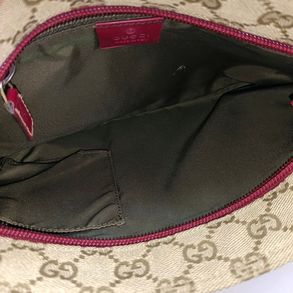 Monogram Canvas Crossbody Bag Beige