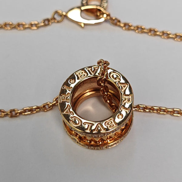 B.ZERO1 18k Rose Gold Necklace