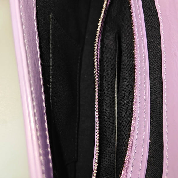 LINDSAY Small Calfskin Purple