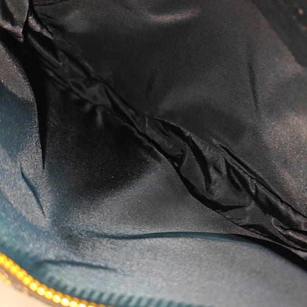 Authenticated pre-owned Saddle Mini Oblique Fabric Blue - Top Handle Bag at Looply