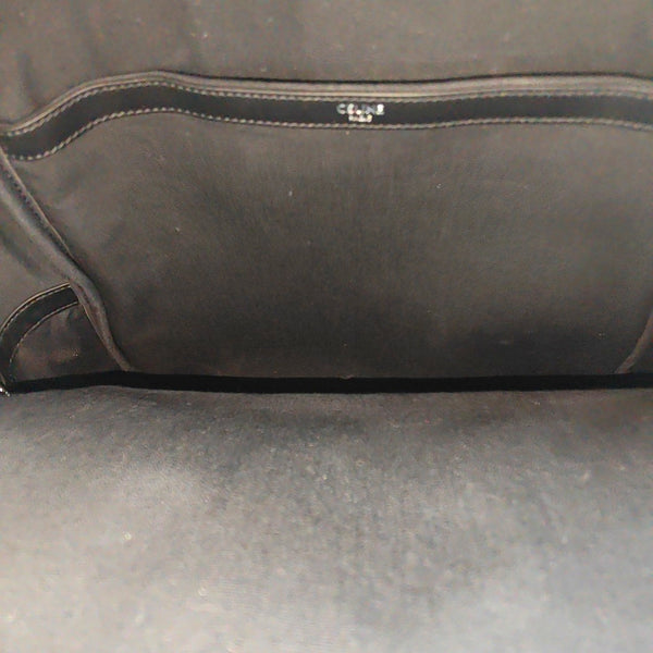 Coated Canvas Backpack Black