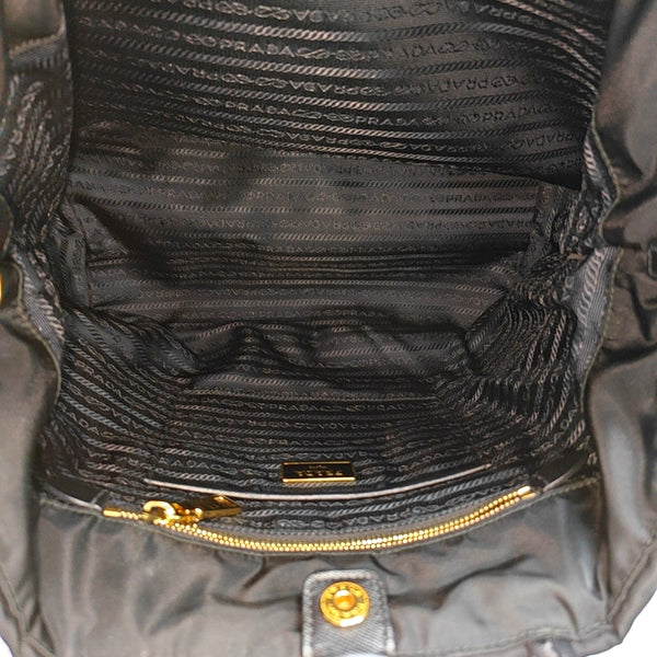 Nylon Shoulder Bag Black