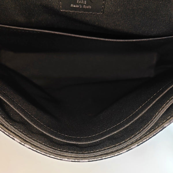 DISTRICT MM Monogram Coated Canvas Black