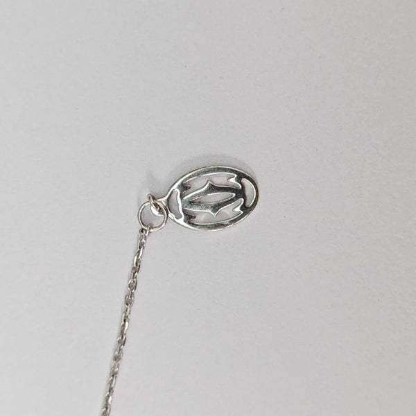 CARTIER D'AMOUR 18k White Gold Silver Necklace