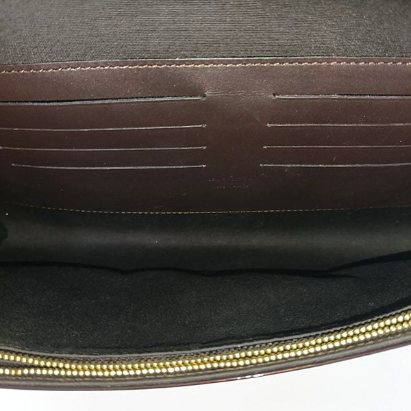 Patent Leather Clutch Red