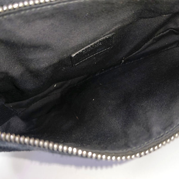 Authenticated pre-owned Saddle Medium Oblique Canvas Blue - Crossbody Bag at Looply