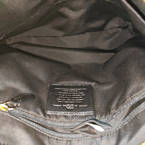 Monogram Coated Canvas Shoulder Bag Brown
