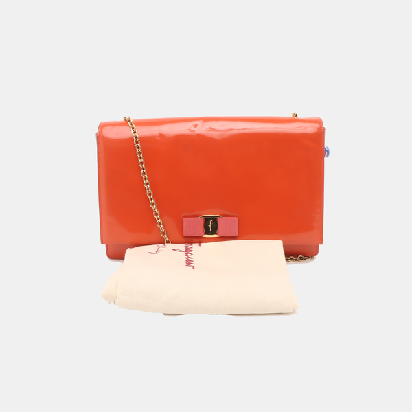 Ginny Patent Leather Orange