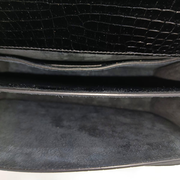 SUNSET Medium Calfskin Black