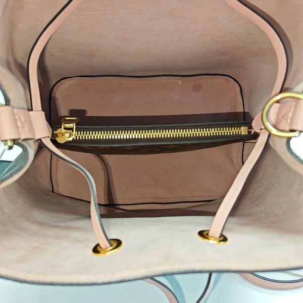 NÉONOÉ MM Monogram Coated Canvas Brown