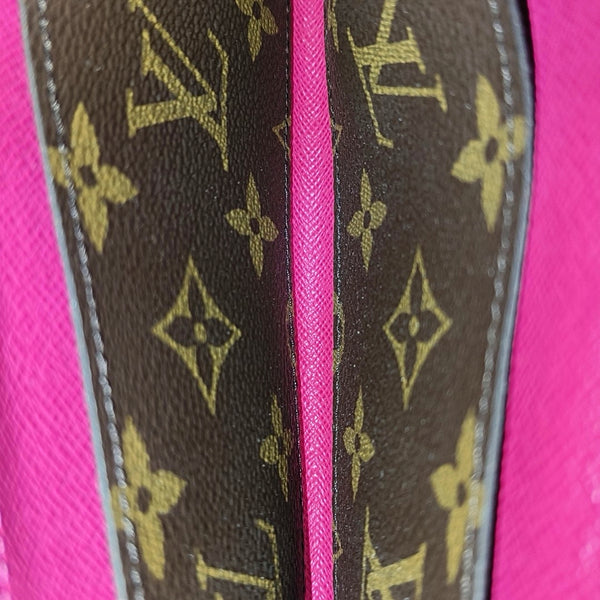 EMILIE Monogram Coated Canvas Brown