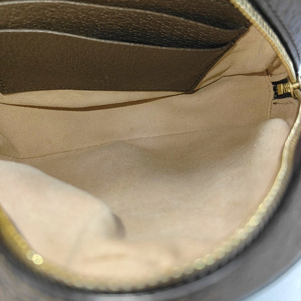 Ophidia Mini Monogram Coated Canvas Beige