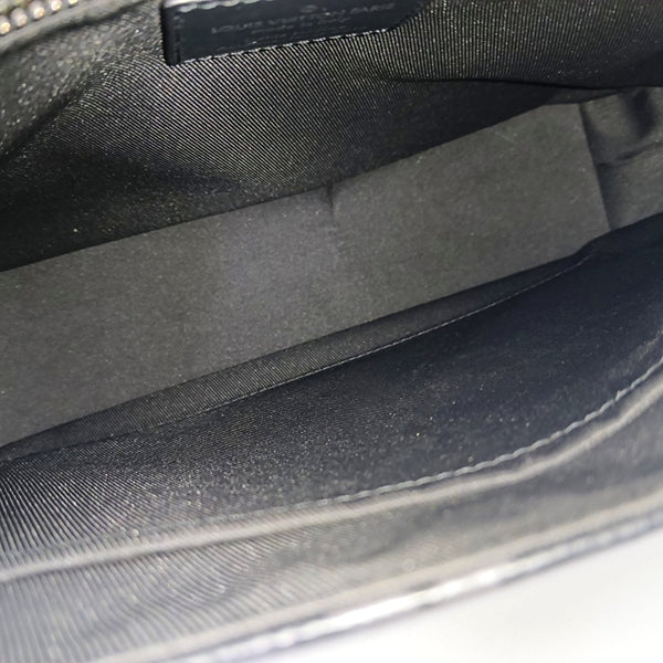 VOYAGER PM Monogram Coated Canvas Black
