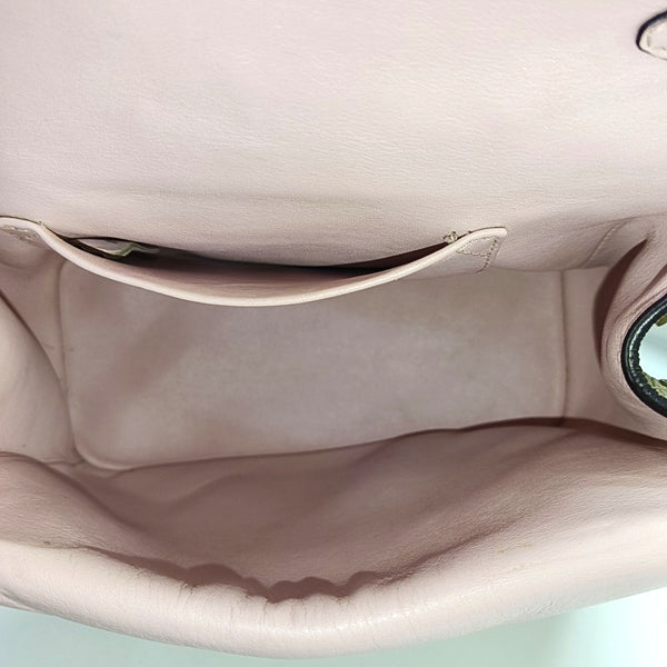Authenticated pre-owned Be Dior Calfskin Beige - Shoulder Bag at Looply