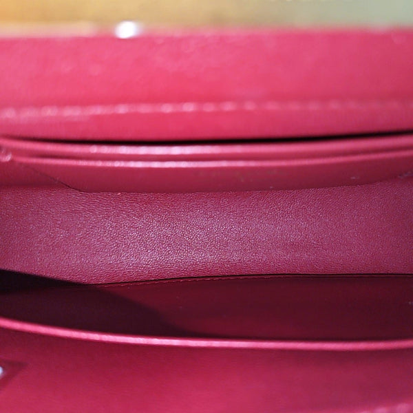 KELLY Mini Quilted Lambskin Red
